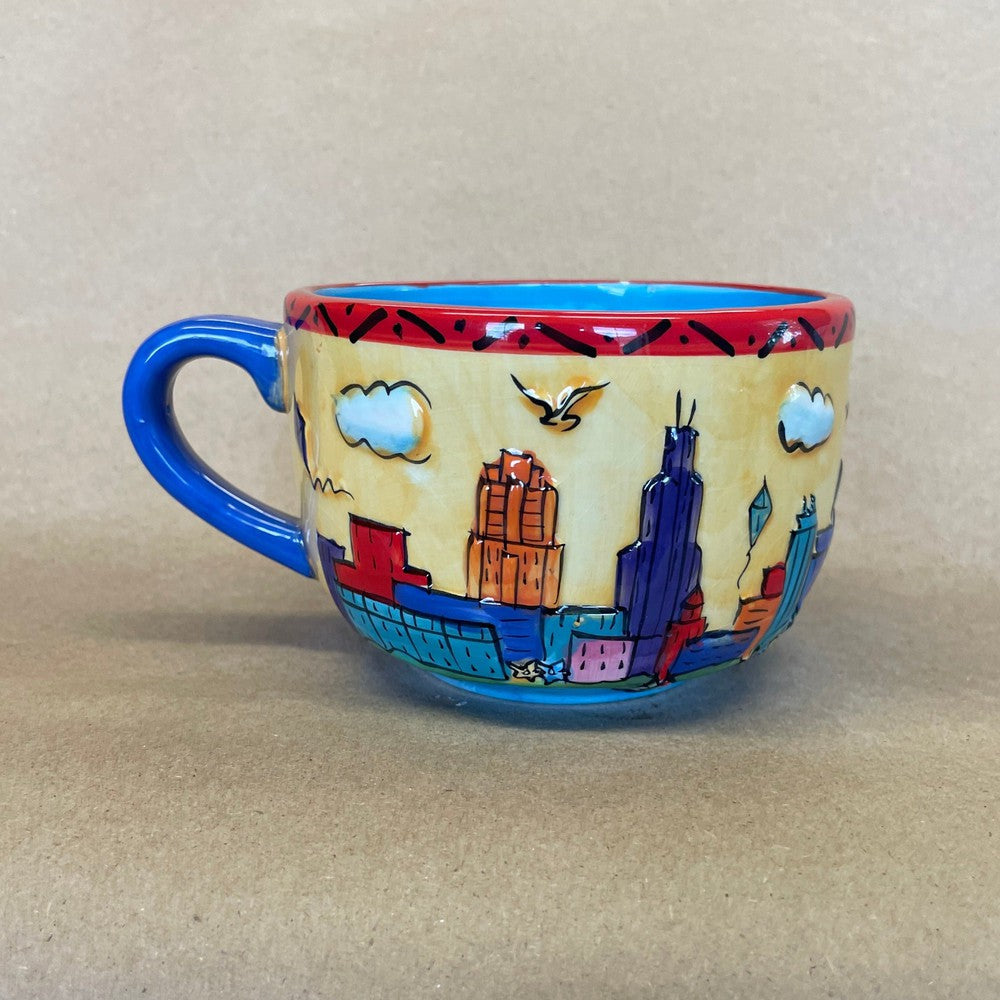 Luke-A-Tuke Chicago Embossed Mug